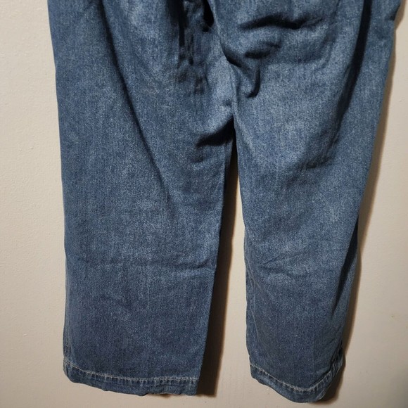 Long Tail Sally Tall Long Wide Leg High Rise Buttonfly Jeans Size 16 - Picture 5 of 7